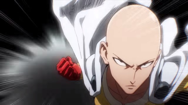 Saitama readying up one punch