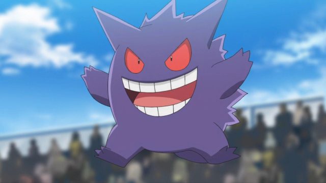 Gengar jumping.