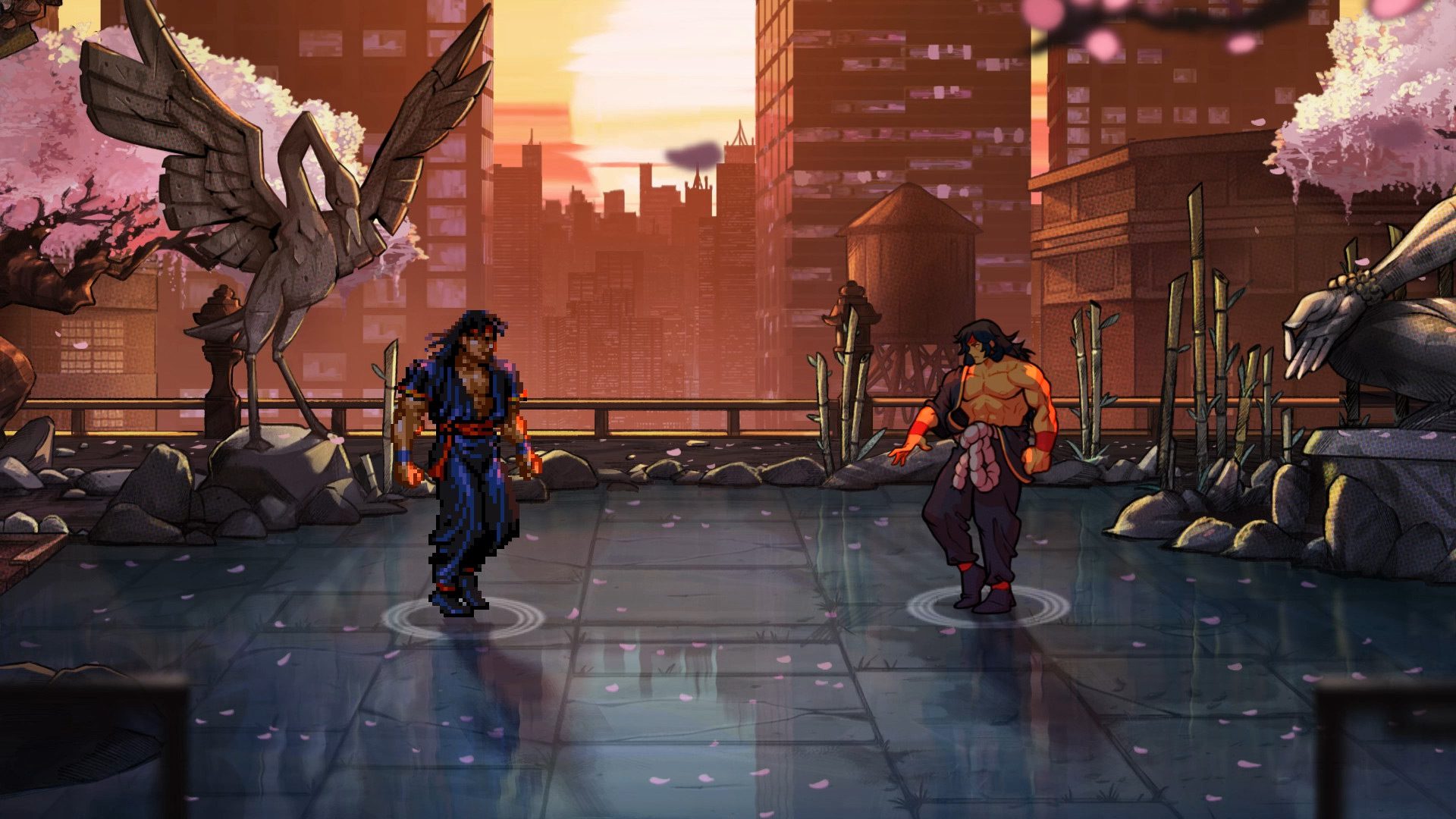 Shiva staring down... Shiva in Streets of Rage 4