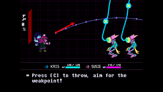 Deltarune Chapter 2 battle