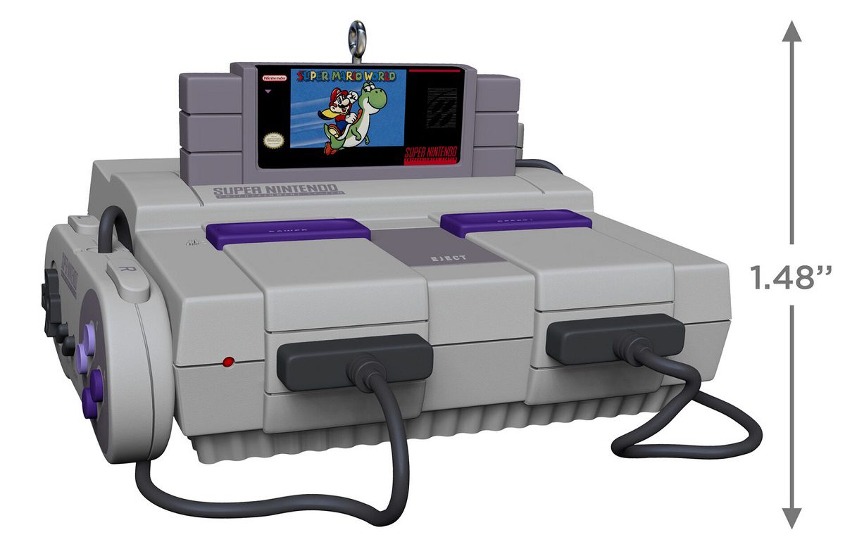 snes hallmark holiday ornament