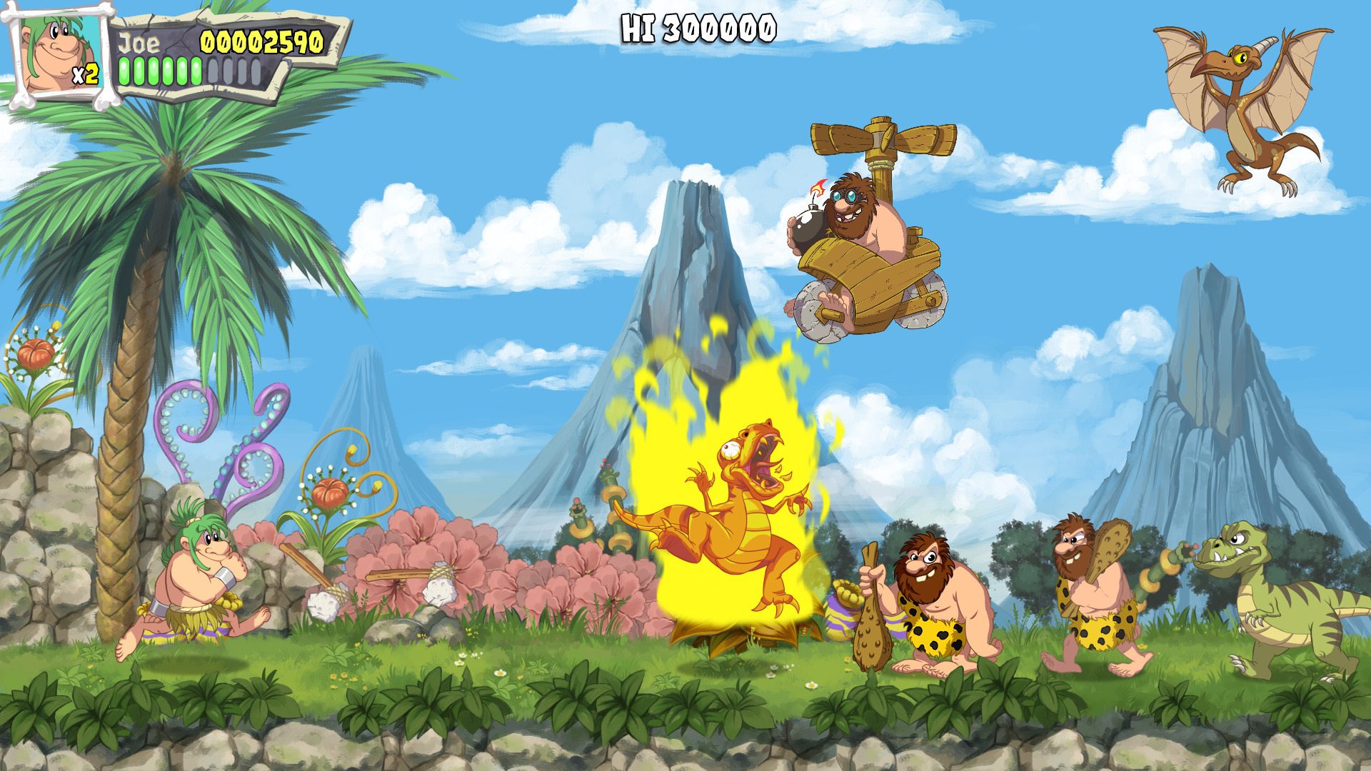 joe and mac caveman ninja remake screen 2