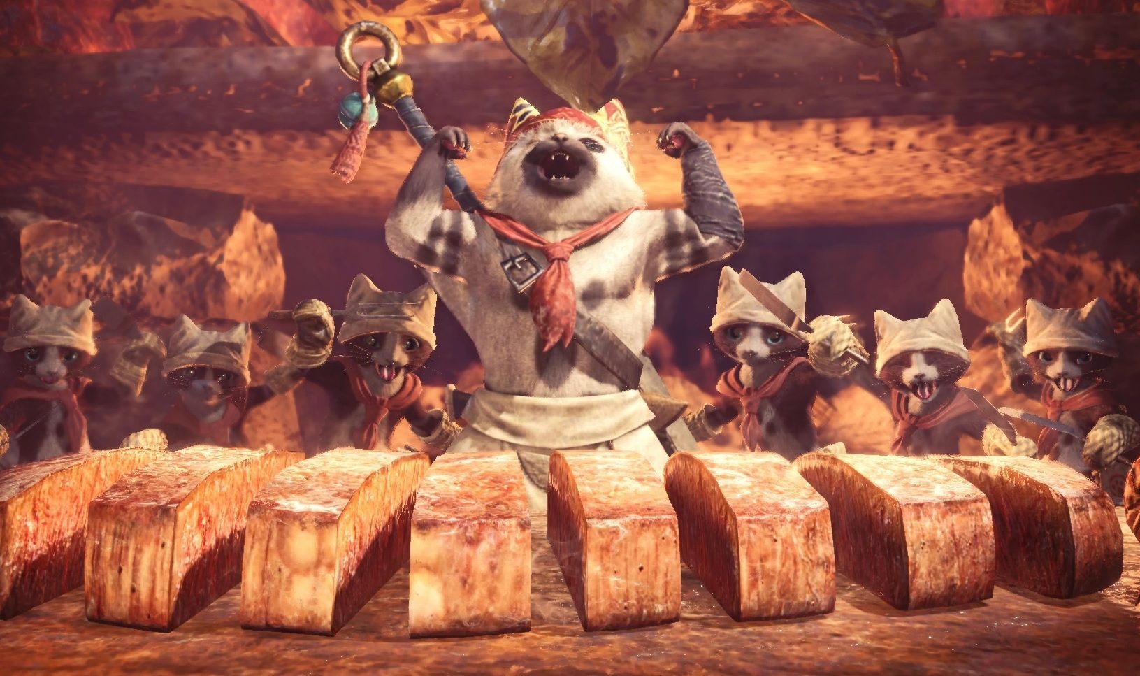 monster hunter world palico meal 20 million