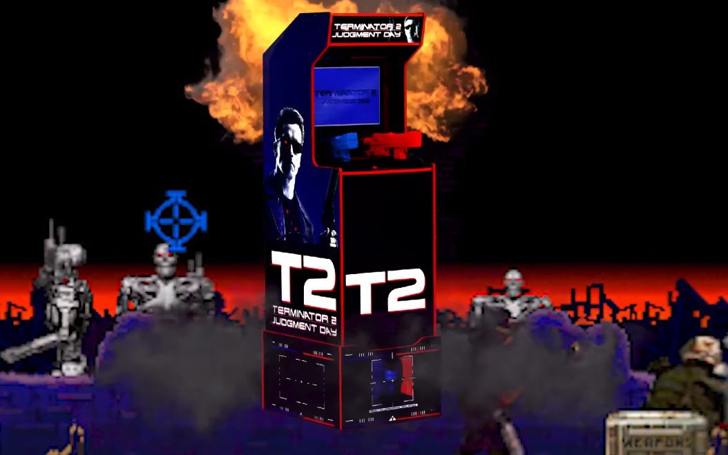 terminator 2 arcade1up cab