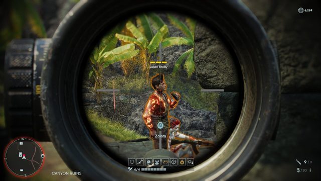 Jason Brody in Vaas' sights