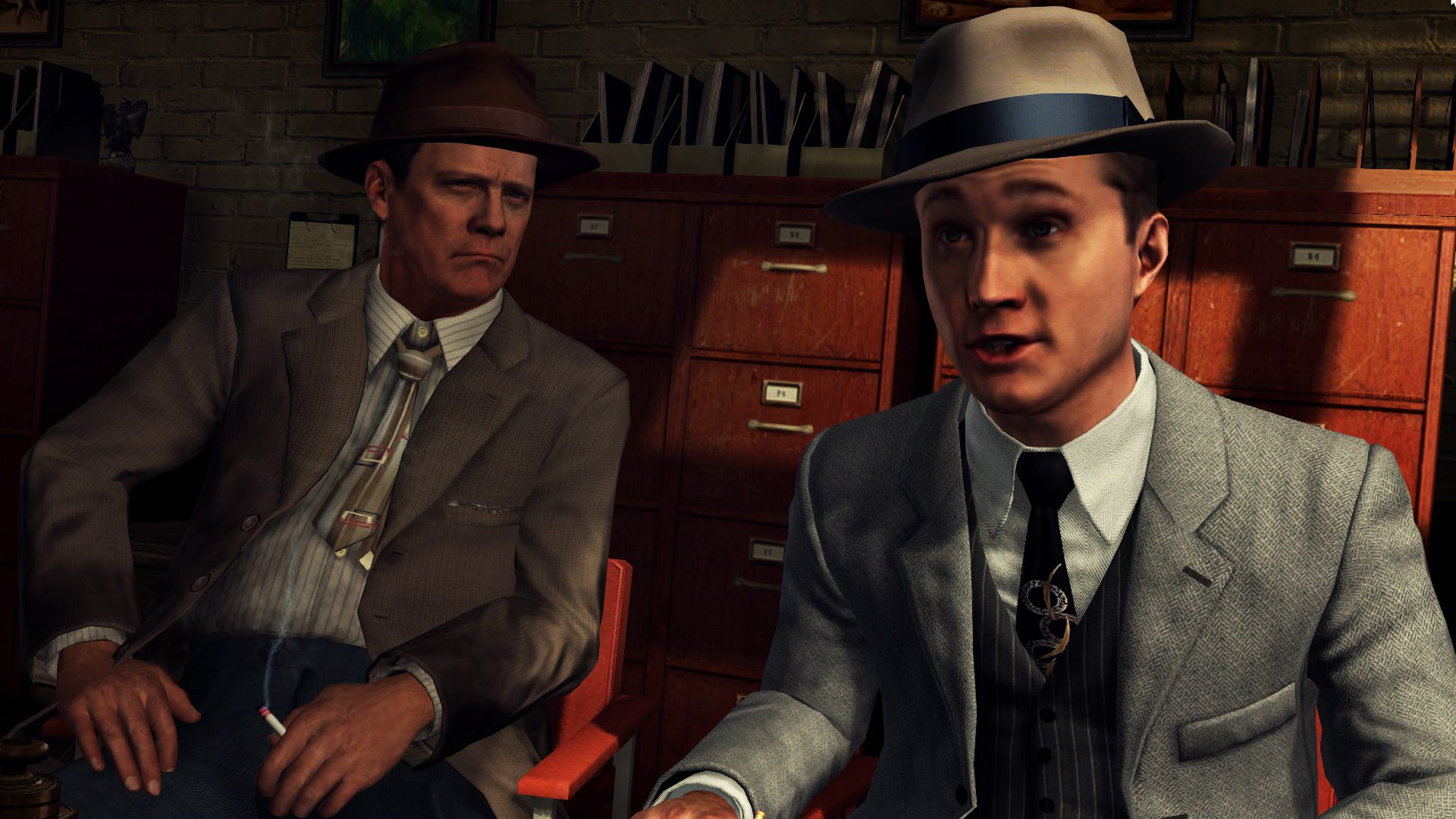 L.A. Noire stream on Destructoid Twitch