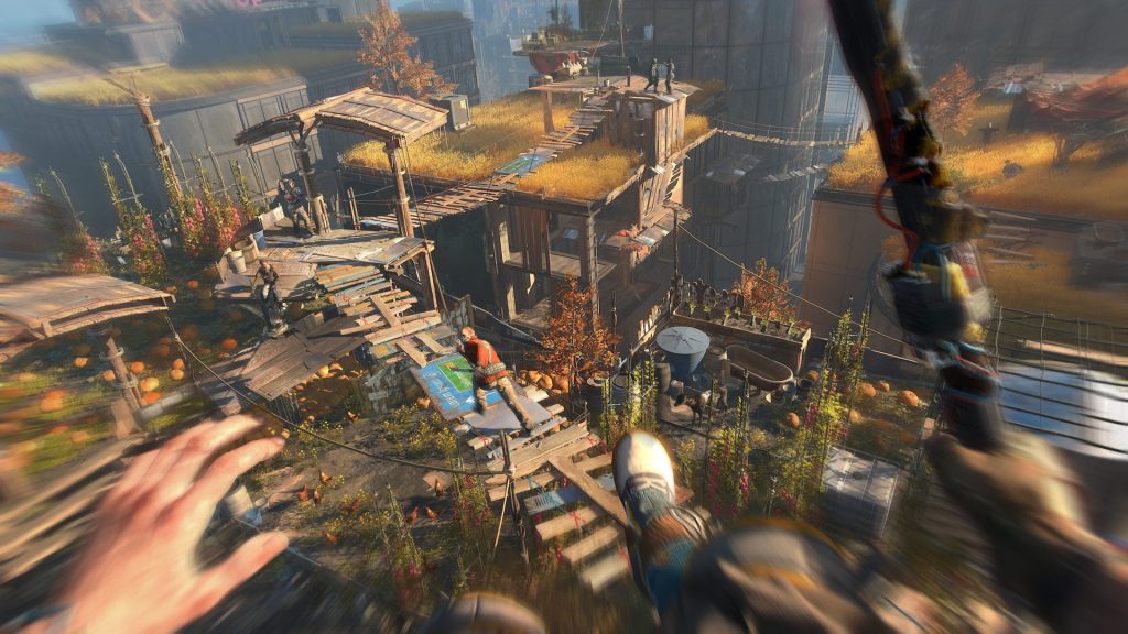 Scene of fighting in Dying Light 2