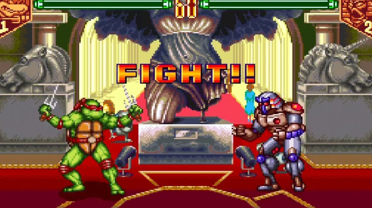 tmnt cowabunga collection tournament fighters rollback preservation