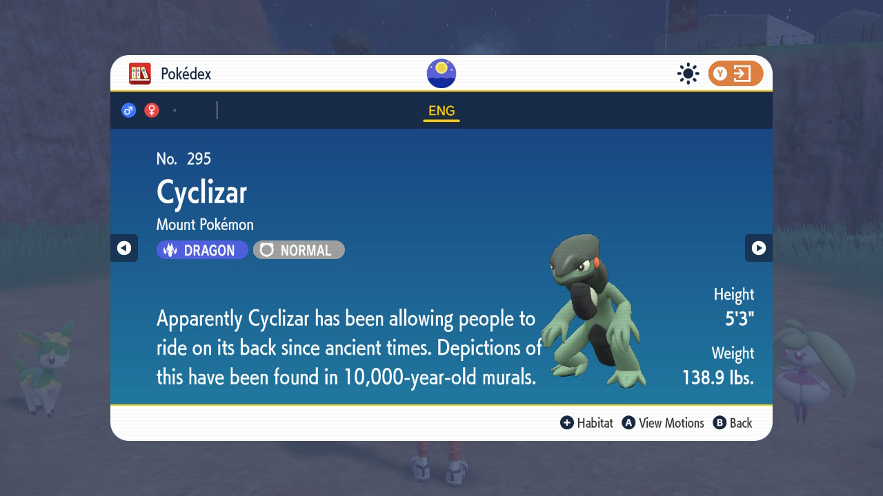 Can Cyclizar Evolve in Pokémon Scarlet & Violet 2