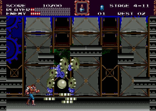 Castlevania: Bloodlines - Vectorman boss?