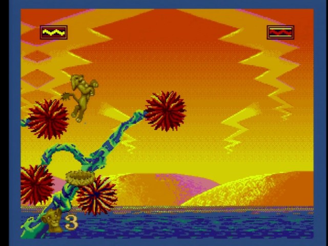 Lion King - infamous moment where Simba dies to one of the most unfair traps in video games