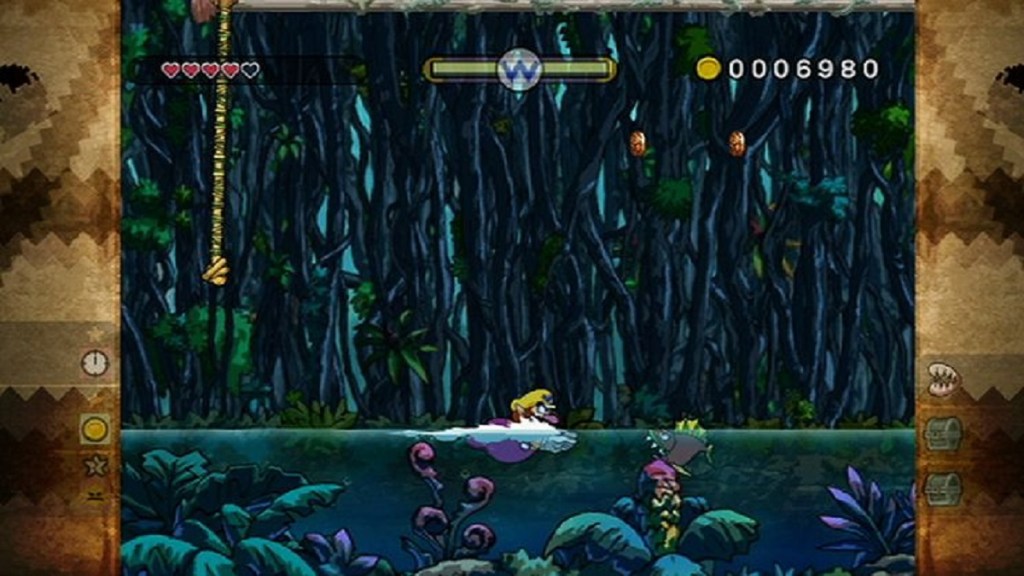 WarioLand Shake it Wario Swimming