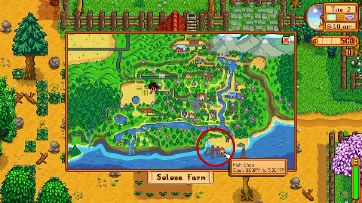 Stardew Valley map