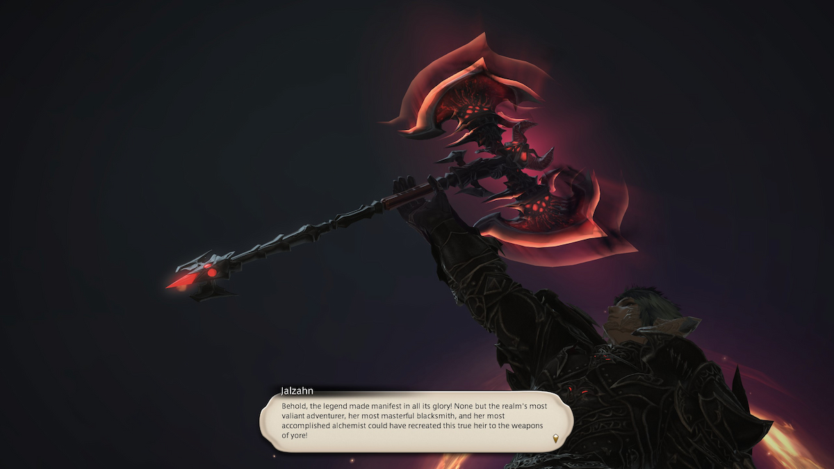 Obtaining the Ragnarok Zeta relic weapon in Final Fantasy XIV