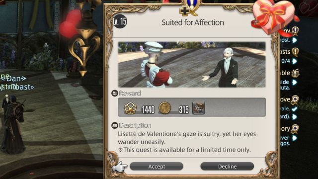 Seasonal Quest in Final Fantasy XIV