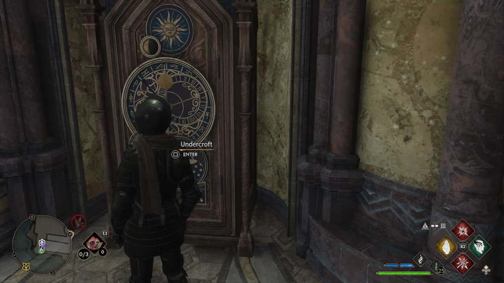 Hogwarts Legacy Undercroft clock