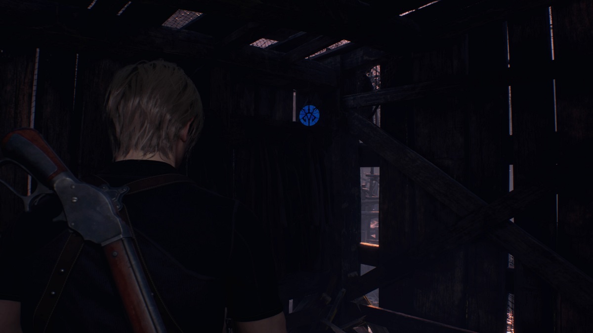 Blue Medallion Shack Resident Evil 4