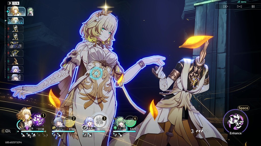 Aglaea using her Ultimate in Honkai Star Rail