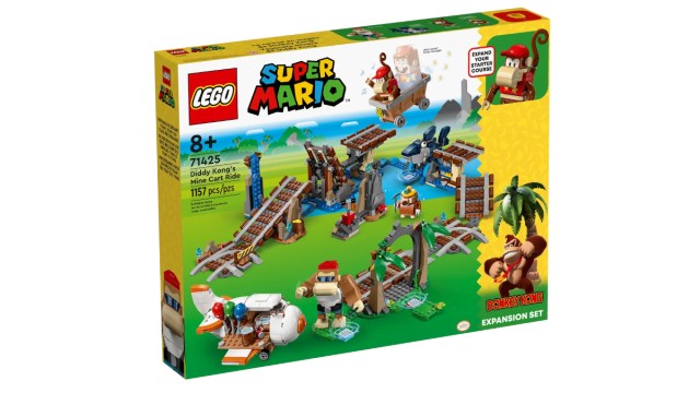 Lego Donkey Kong Diddy Kong Mine Cart