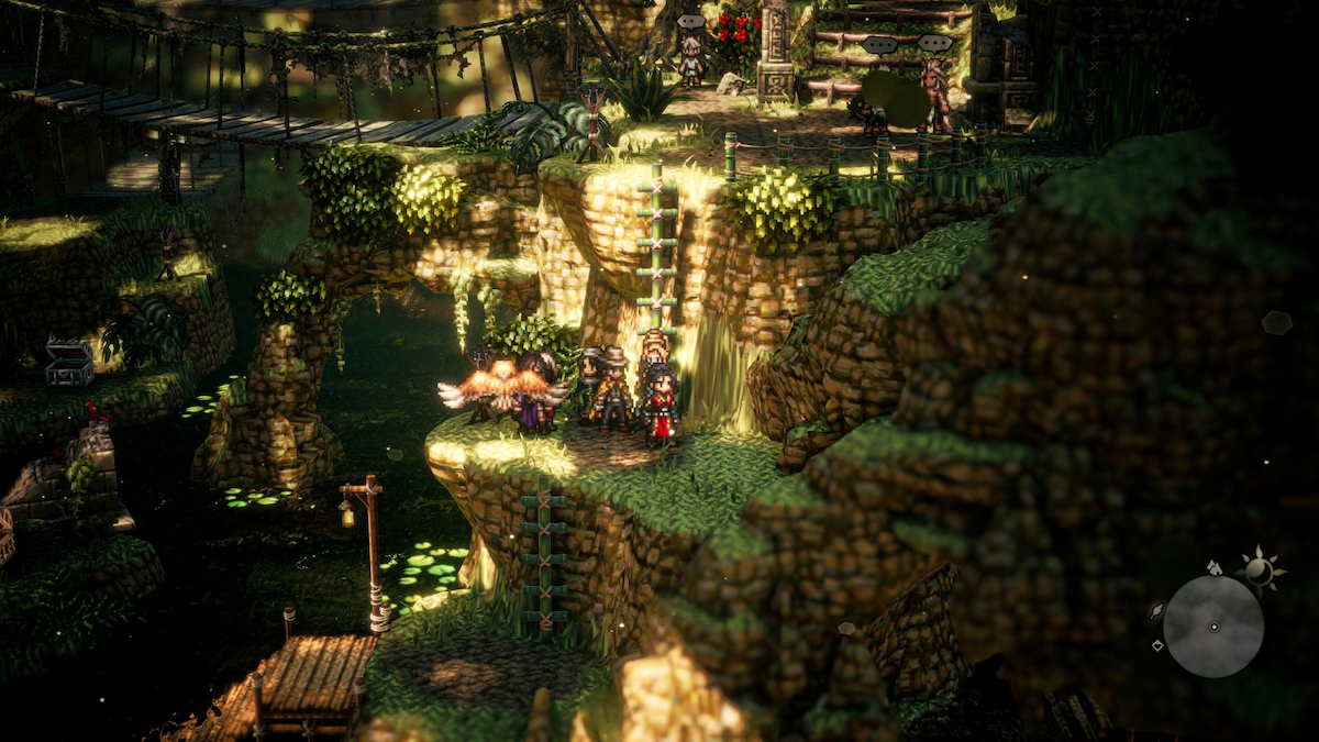 The wandering wood octopath 2