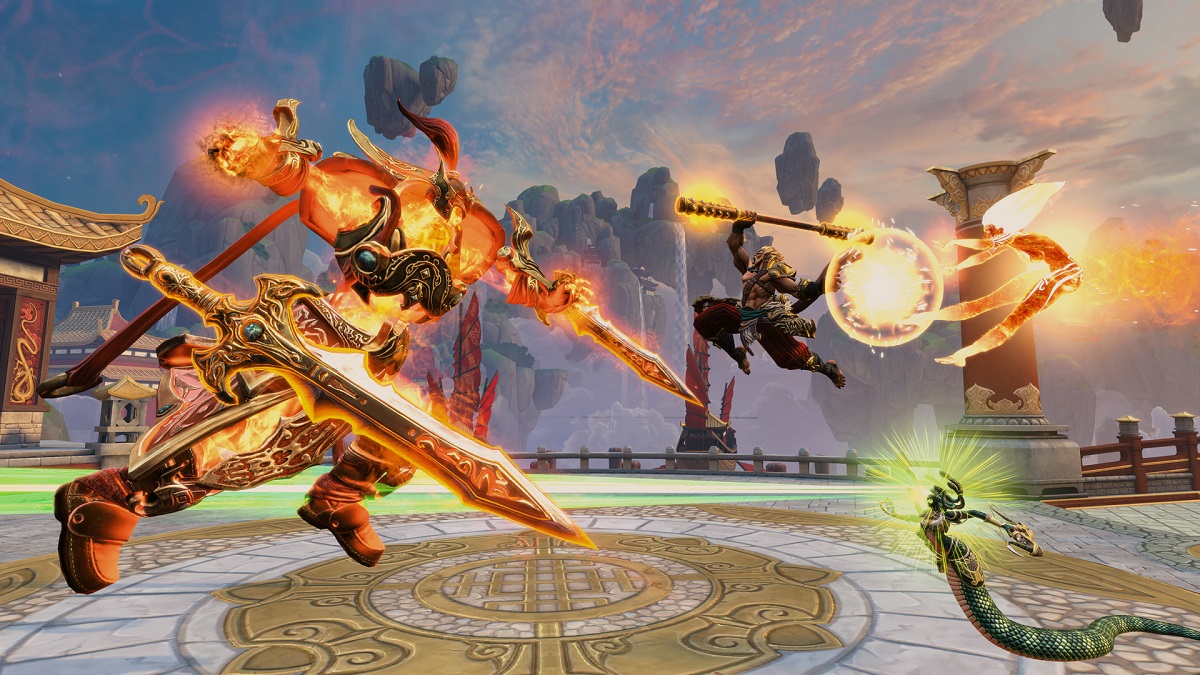 Smite is free to download and play from the Nintendo Switch eShop