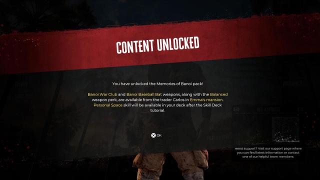 dead island 2 dlc redemption screen