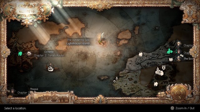 octopath traveler 2 lighthouse restoration location