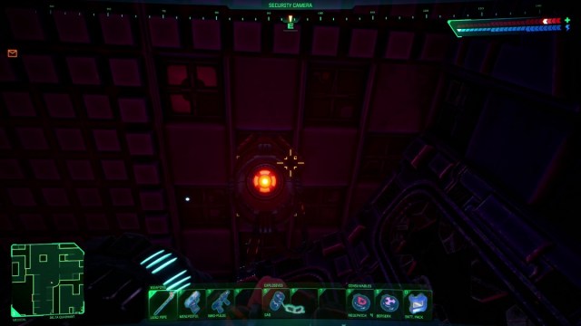 System Shock Remake Security Level Cameras