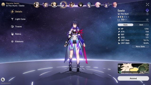 Honkai: Star Rail Seele character information