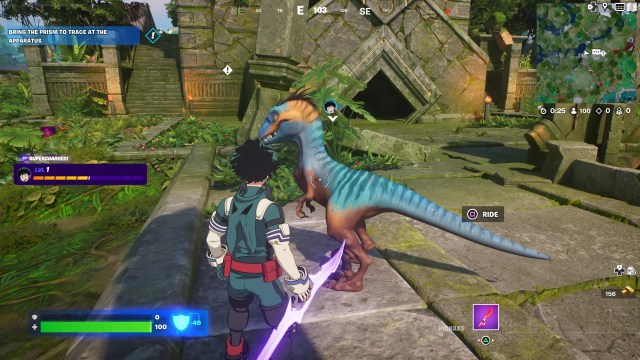 Where to find a raptor and ride it in Fortnite Wilds