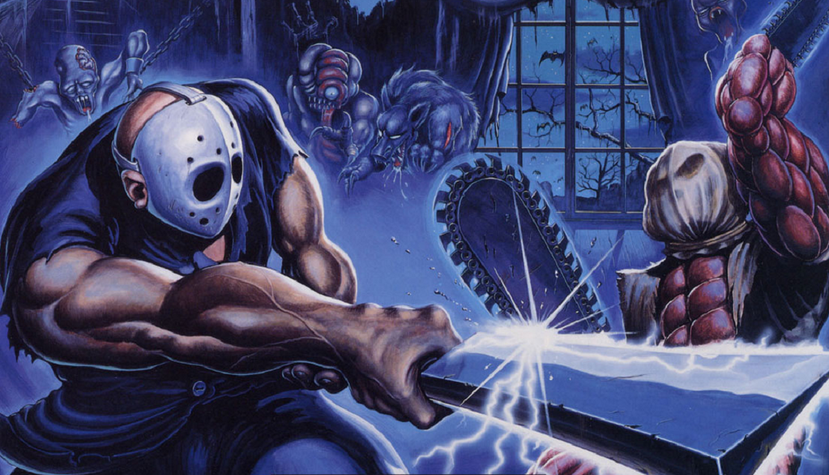 splatterhouse arcade flyer