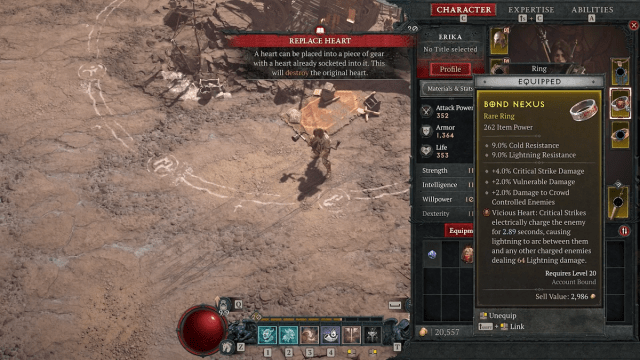 Diablo 4 Malignant Heart