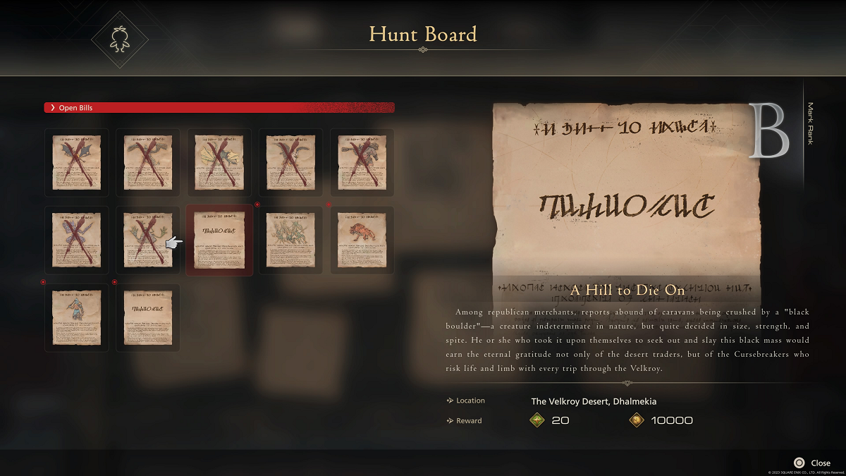 Final Fantasy XVI Fastitocalon, A Hill to Die On hunt guide