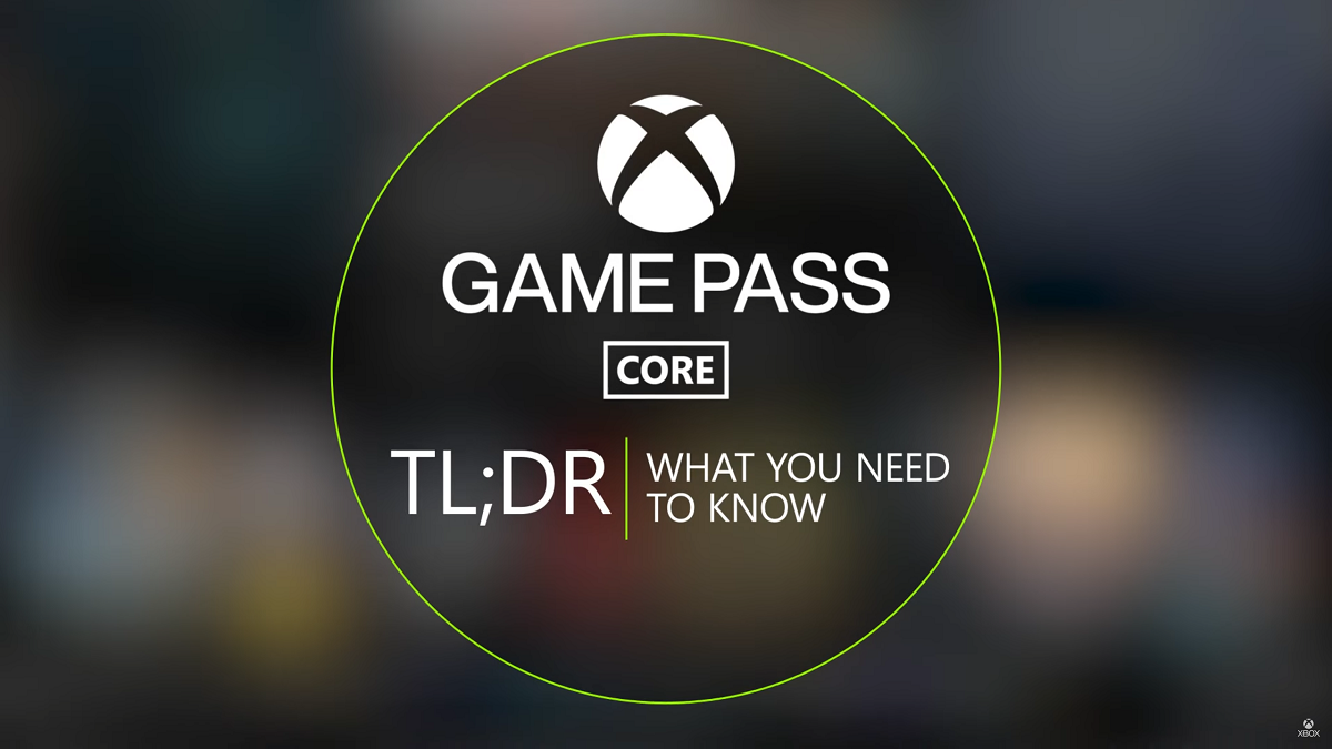 Xbox Game Pass Core Announced