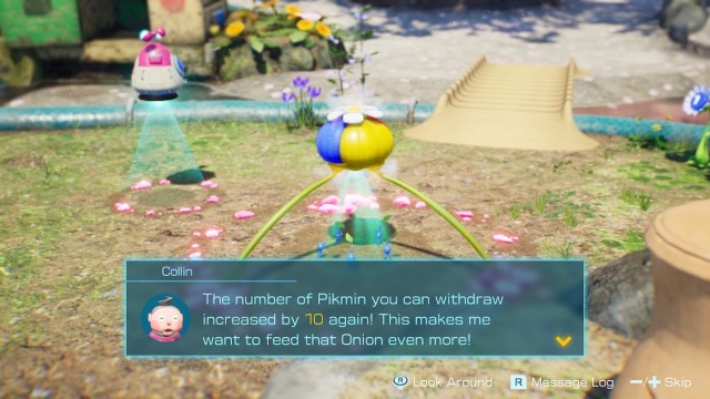 Flarlic increasing Pikmin count in Pikmin 4.