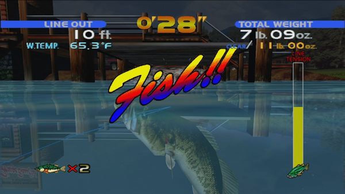 Fish caught in Sega Bass Fishing.