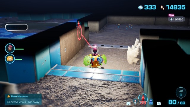 Sublevel 2 in Subzero Sauna in Pikmin 4.