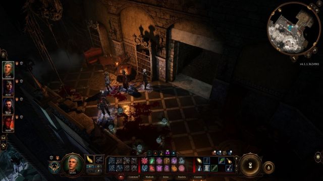 Baldur's Gate 3 button for Selunite Resistance room