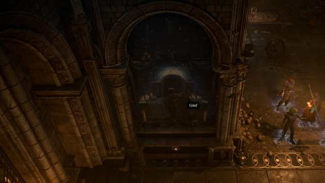 Baldur's Gate 3 Thorm Mausoleum Grief painting