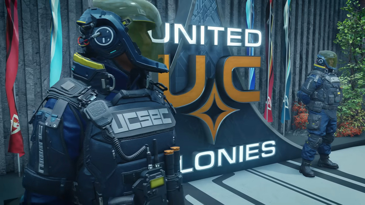 United Colonies guards in Starfield.