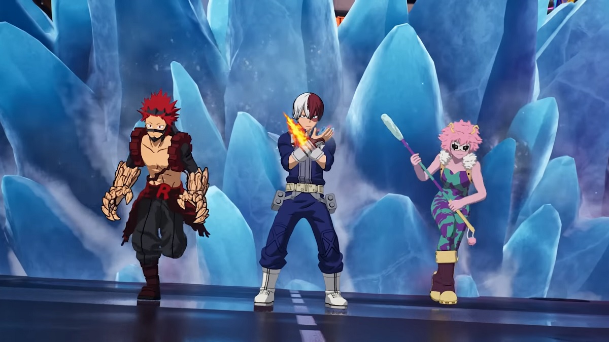 My Hero Academia characters in Fortnite like Todoroki