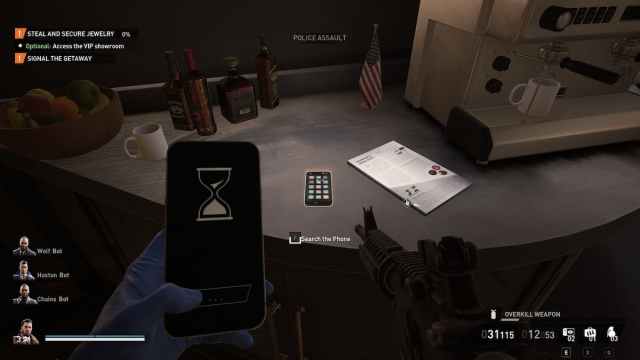 The Manager's Phone in Dirty Ice in Payday 3