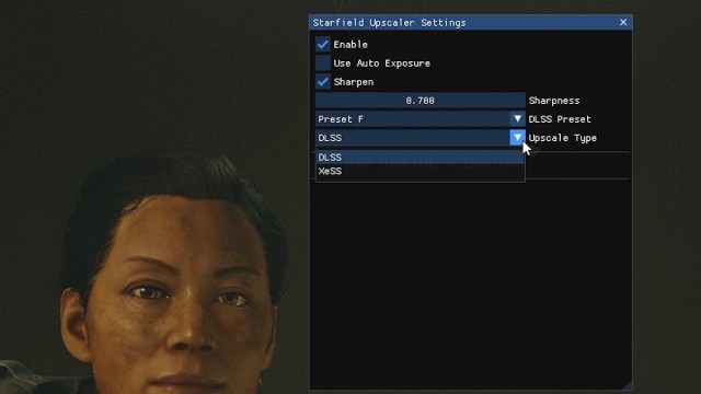 Starfield Upscaler mod.