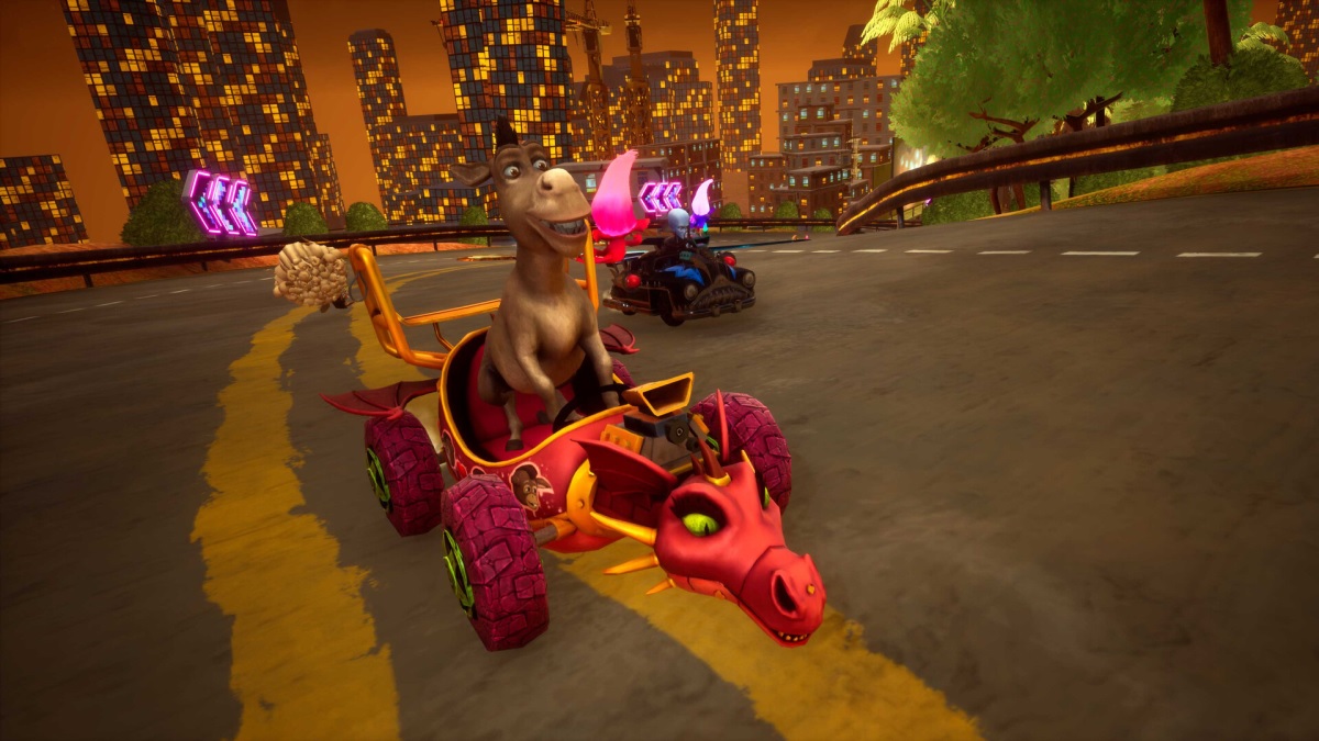 Donkey is in DreamWorks All Star Kart Racing as a character