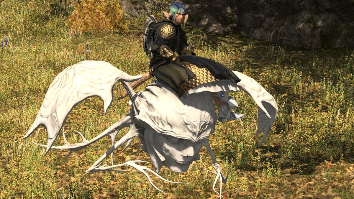 Disembodied Head mount in Final Fantasy XIV