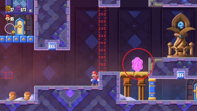 Super Mario Bros. Wonder Color-Switch Dungeon