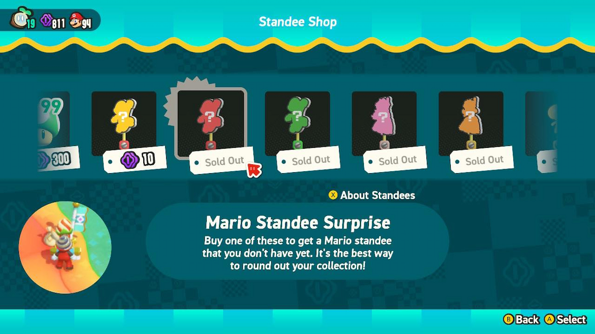 Guarenteed Standees in Super Mario Bros. Wonder