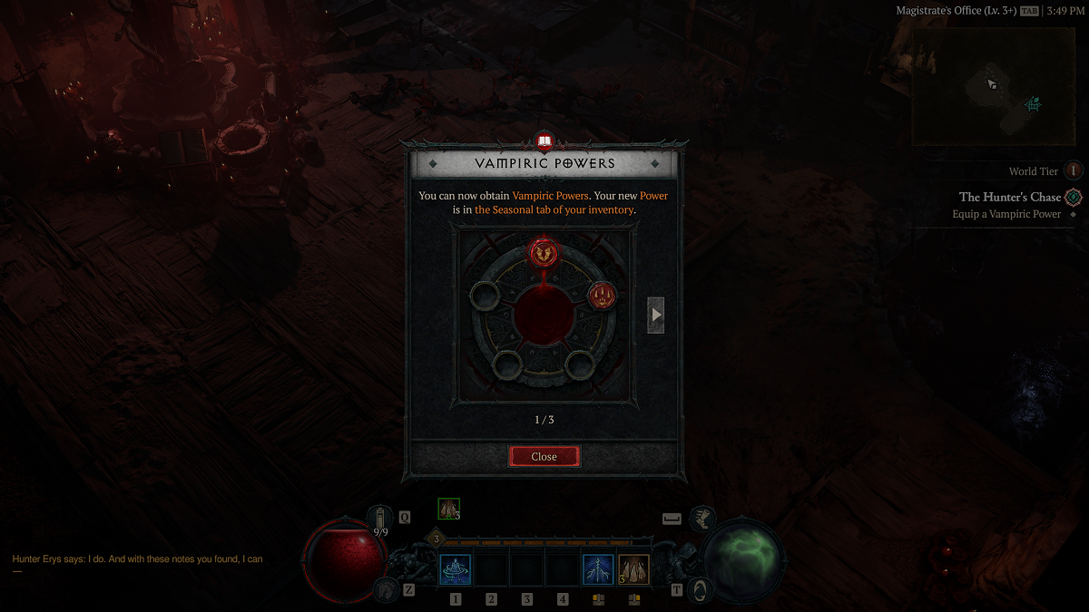 How to equip Vampiric Powers in Diablo 4 Season 2