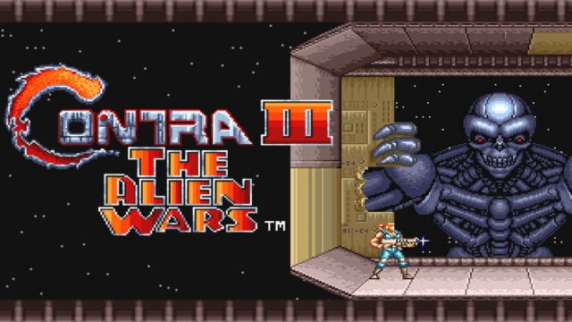 Contra 3's main screen