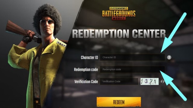 How to redeem codes in PUBG Mobile